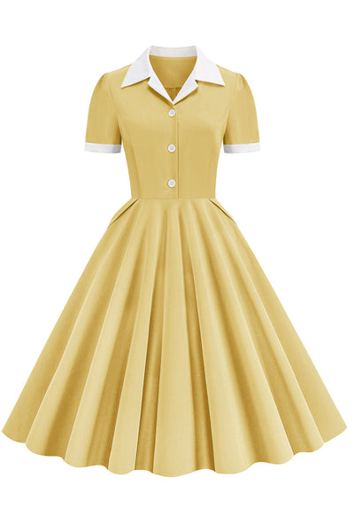 Casual Vintage A-Line Klänning