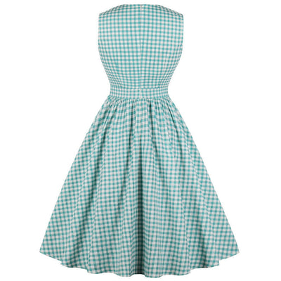 Rockabilly Gingham Klänning