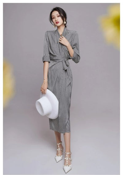 Grå Balklänning Från 40-Talet