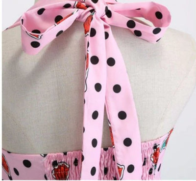 Vintage Polka Dot Klänning