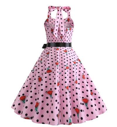 Vintage Polka Dot Klänning