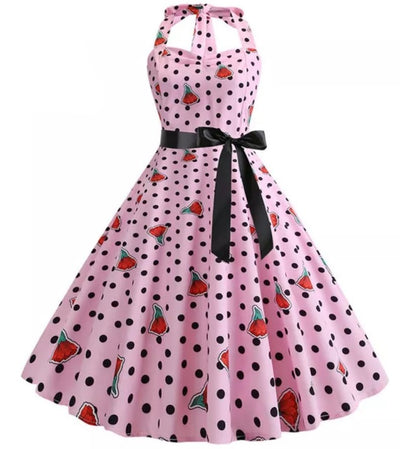 Vintage Polka Dot Klänning