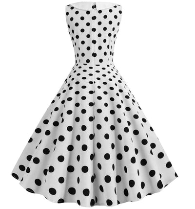 Polka Dot Klänning Från 50-Talet