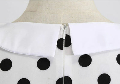 Polka Dot Klänning Från 50-Talet