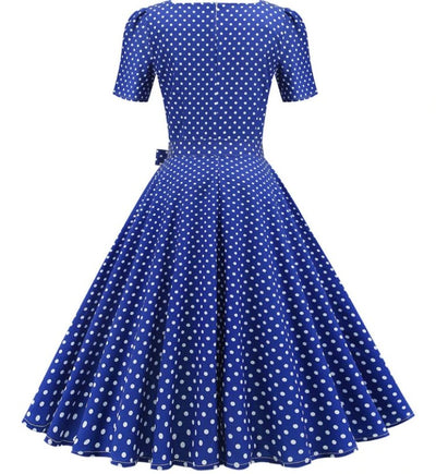 Polka Dot Klänning Från 50-Talet
