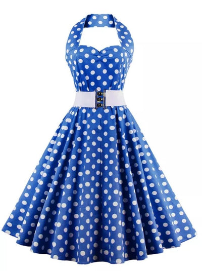 Delikat 50-Tals Pin Up-Klänning