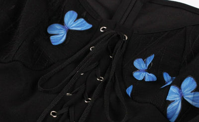 50-Tal Pin Up Butterflies Dress
