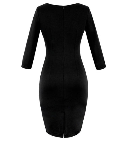 60-Tal Pencil Dress Black