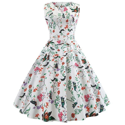 50-Tals Chic Feminin Klänning