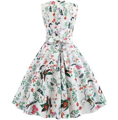 50-Tals Chic Feminin Klänning