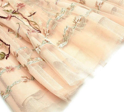 Mellanlånga Klänning 30-Tal 40-Tal Rosa