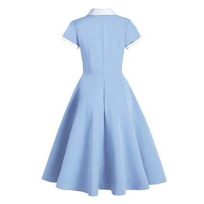 Retro 50-Tals Audrey Hepburn-Klänning