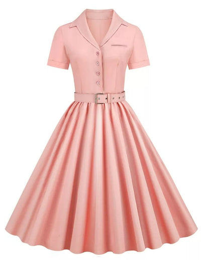 50-Tals Rosa Klänning