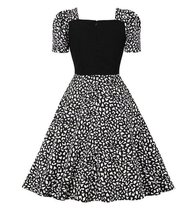Svart Vintage 50-Talsklänning