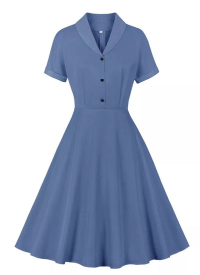Vintage 50-Tals Audrey Hepburn-Klänning