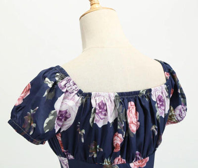 Vintage 60-Tals Klänning Rosor