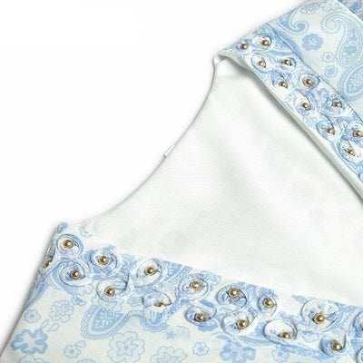 Blå Vintageklänning