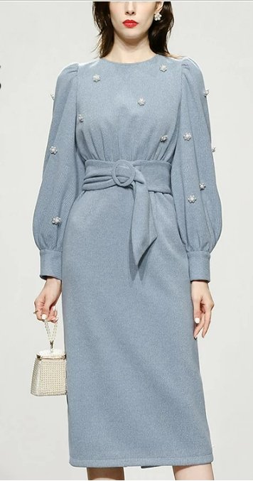 Vintage Haute Couture Klänning 40-Tal