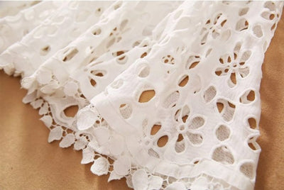 Vintage Vit Höst Bröllopsklänning