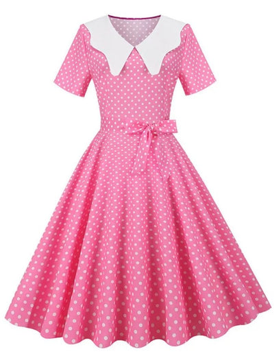 Vintage Rosa Bröllopsklänning