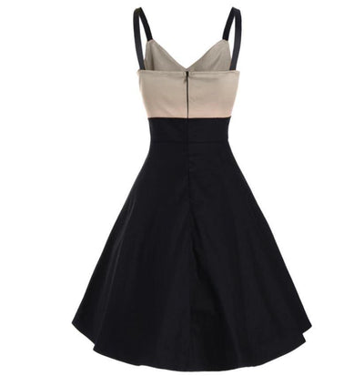 Vintage Midiklänning Beige