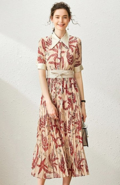 Rosa Modern Vintageklänning