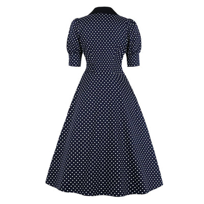 Vintage Marin Prickig Klänning