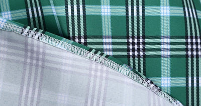 Vintage Grön Och Svart Randig Klänning