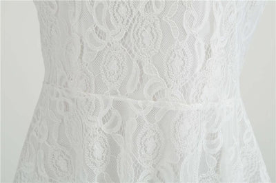 Vintage Trapessklänning Vit