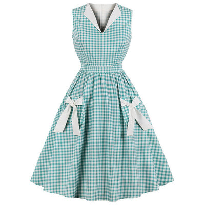 Rockabilly Gingham Klänning