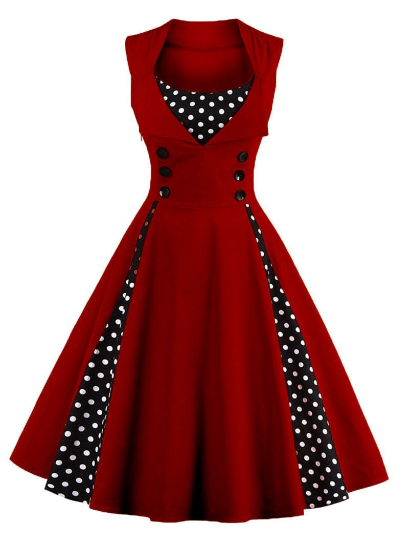 Retro Rockabilly Klänning