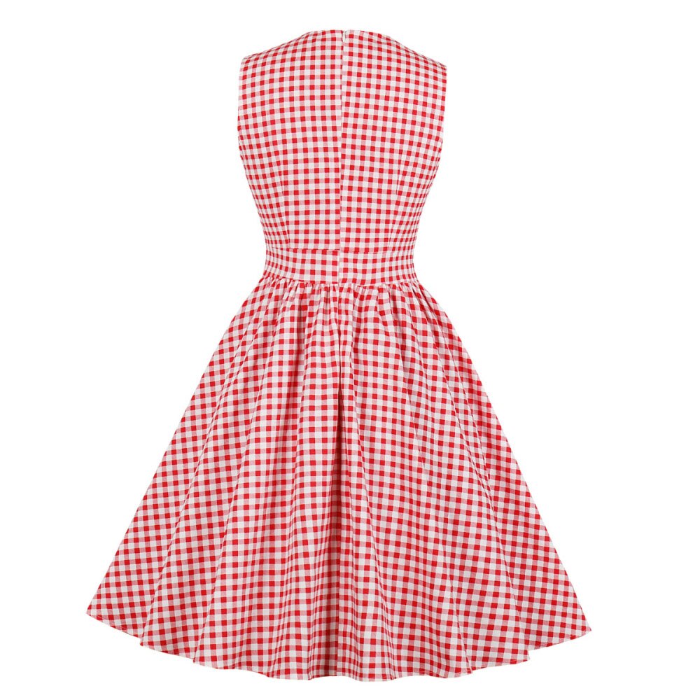 Rockabilly Gingham Klänning