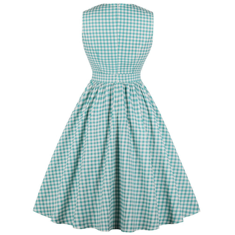 Rockabilly Gingham Klänning