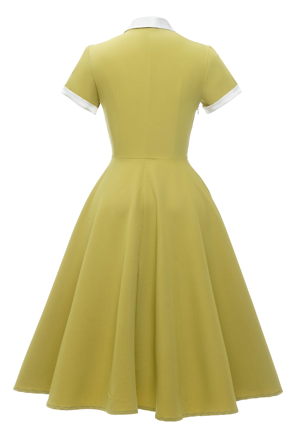 Vintage Citronfärgad Klänning