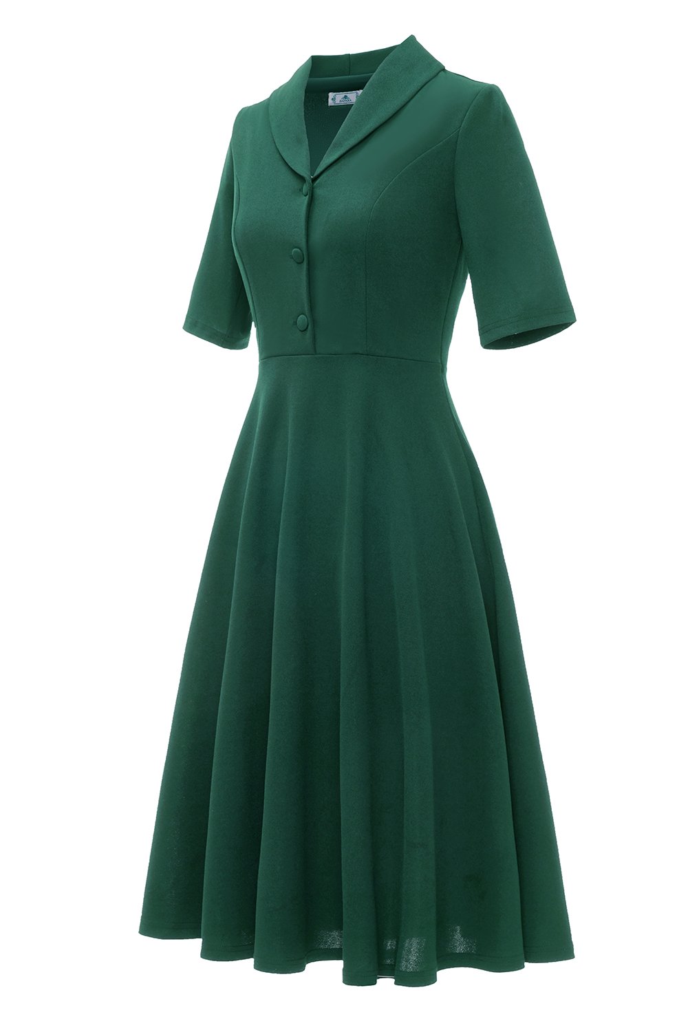 Vintage Halvärmsklänning Från 1950-Talet