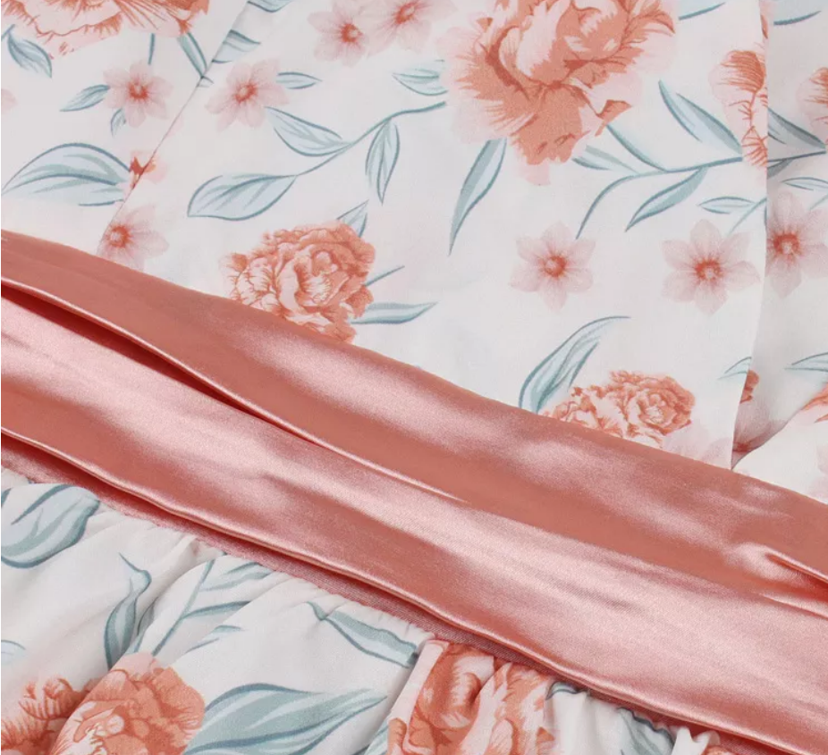 Vintage Rosa Mottagningsklänning