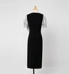 Vintage Petite Black Klänning