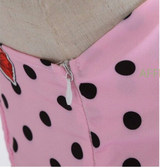 Vintage Polka Dot Klänning