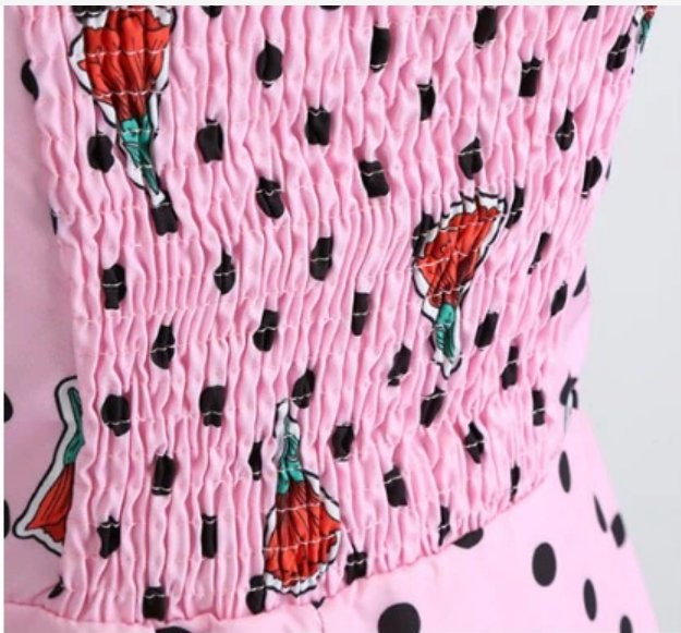 Vintage Polka Dot Klänning