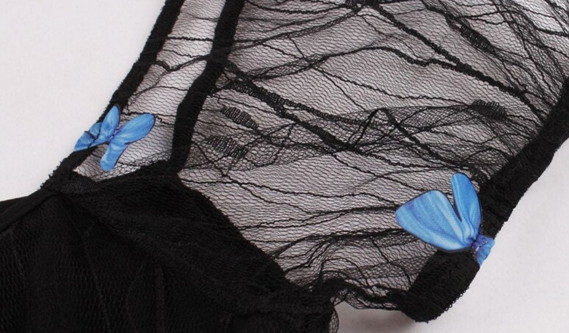 50-Tal Pin Up Butterflies Dress