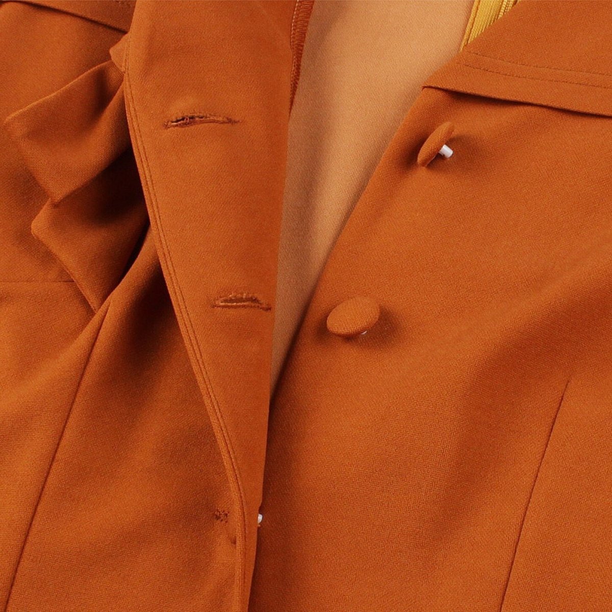 Orange 50-Talsklänning