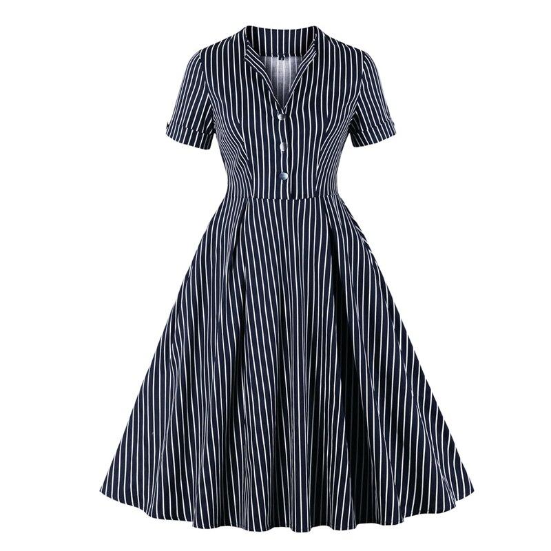 50-Tals Vintage Marin Klänning
