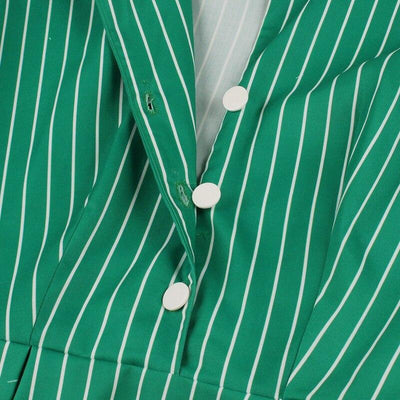 50-Tals Vintage Grön Klänning