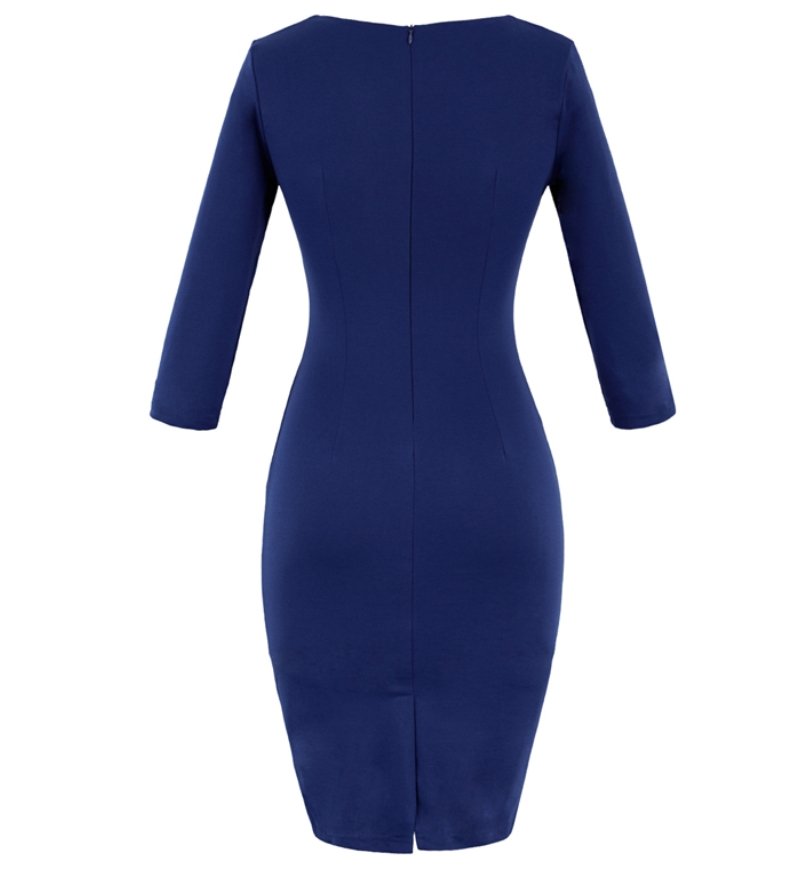 60-Tal Pencil Dress Blue