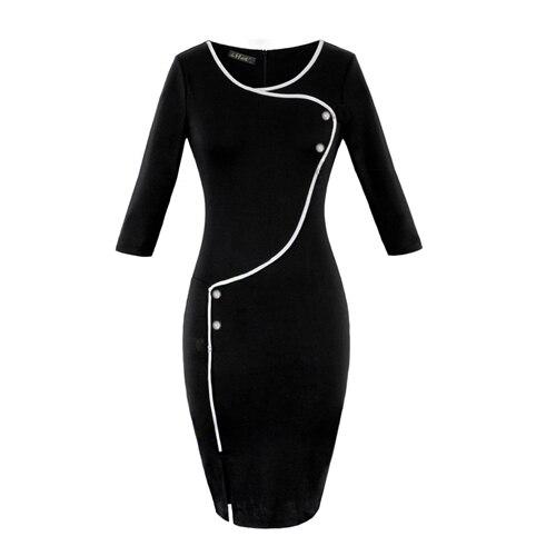 60-Tal Pencil Dress Black