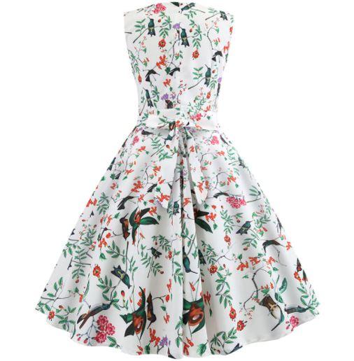 50-Tals Chic Feminin Klänning