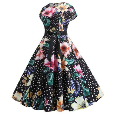 50-Tals Pin-Up Klänning