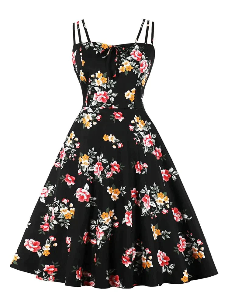 Rockabilly Girl Dress Från 50-Talet