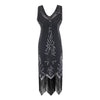 Gatsby Klänning - Charleston Black Silver