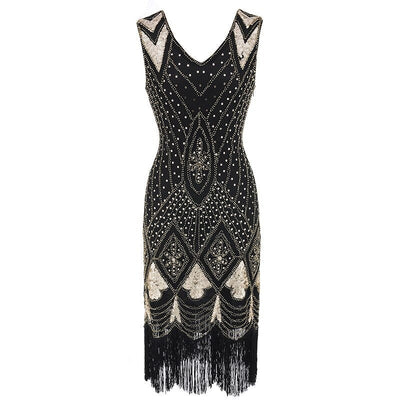 Gatsby Chic Svart Klänning